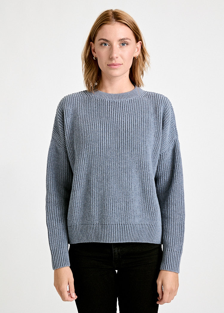 Wijld Josephine Strickpullover Baumwolle Ultramar