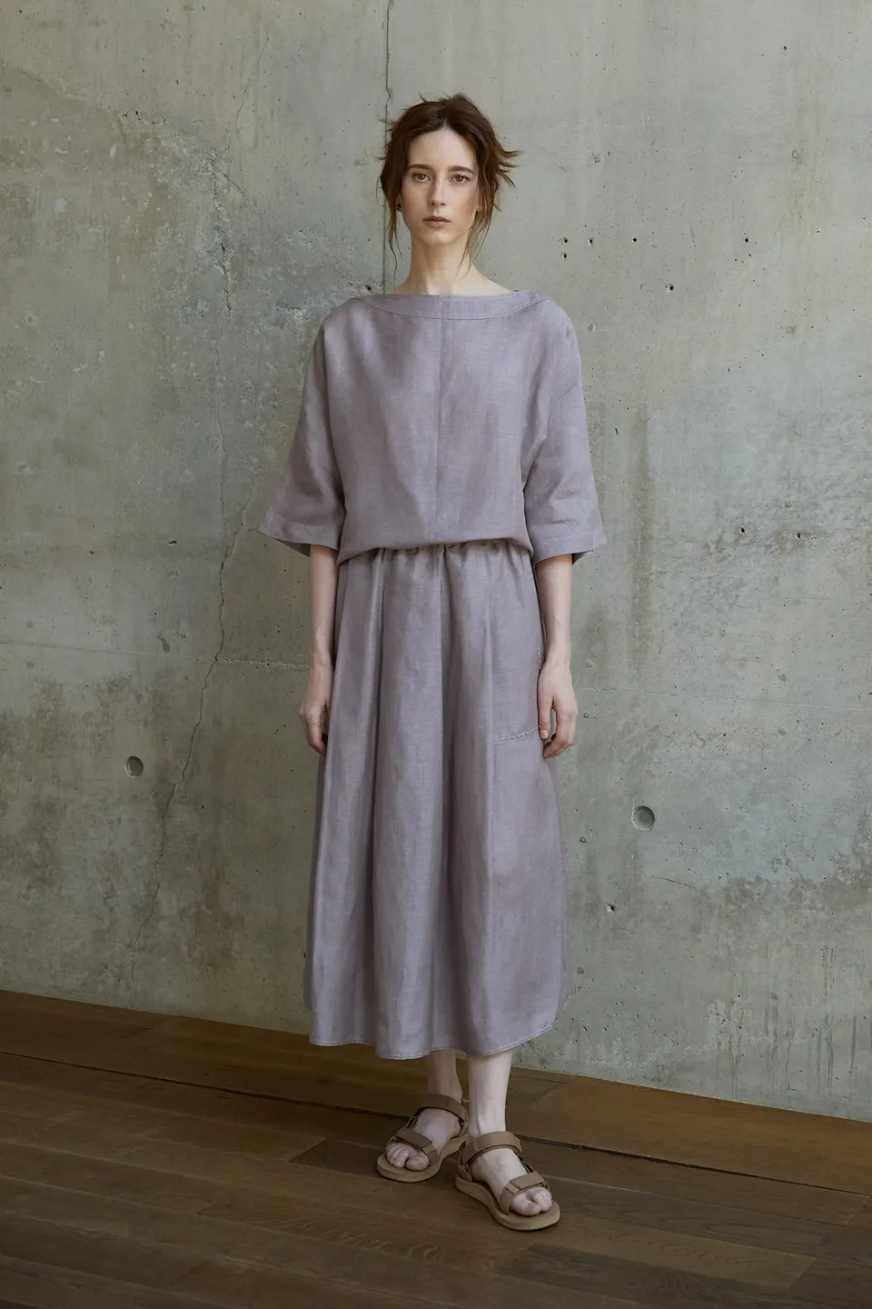 Christiane Strobel Röcke ELA A-Linien-Rock Tencel Midi
