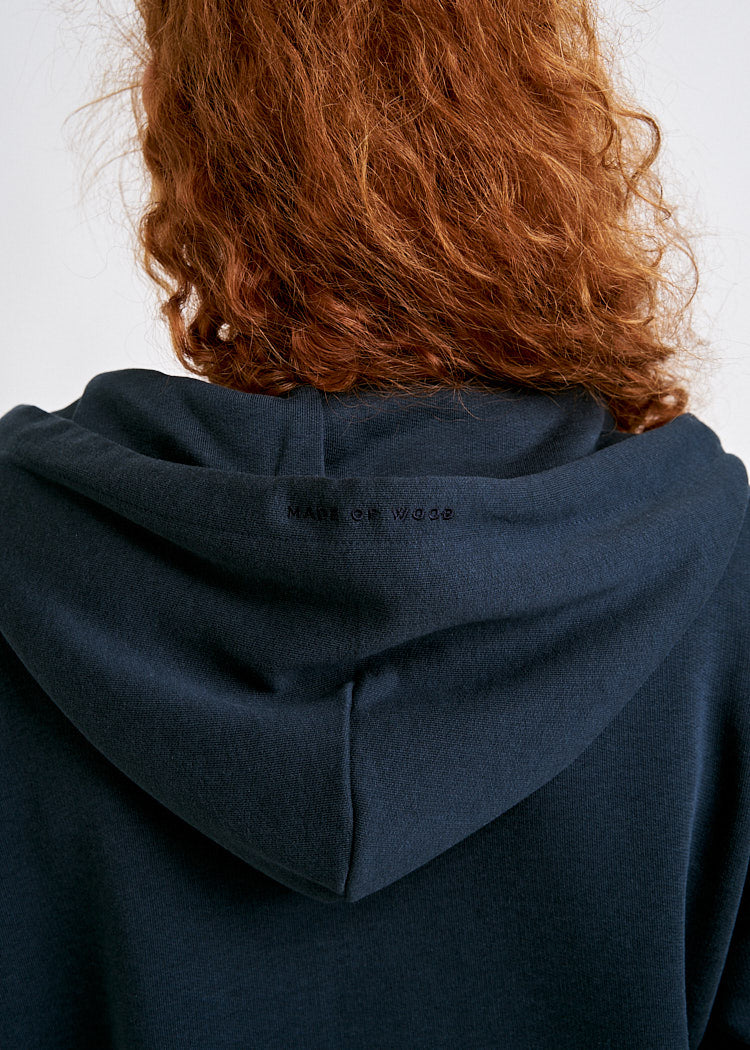 Wijld Damen Sweatjacke Carbon Kapuze angeraut