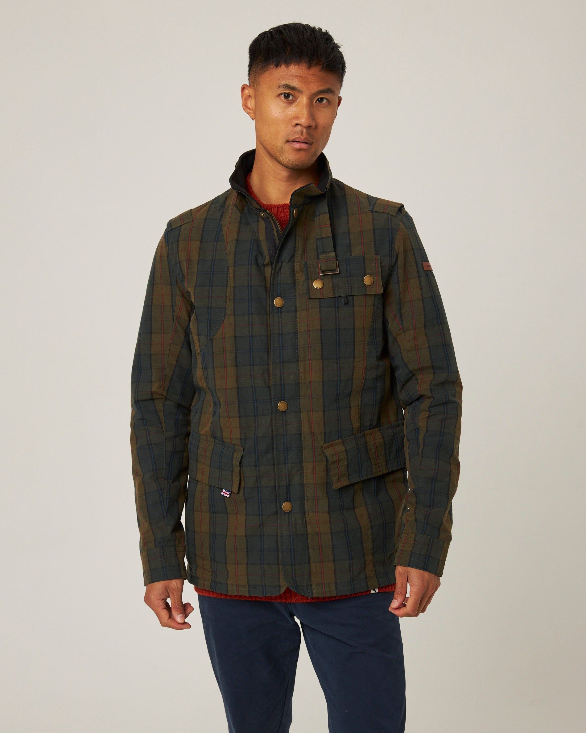 Peregrine Bexley Jacket Wachsjacke Brown Herren