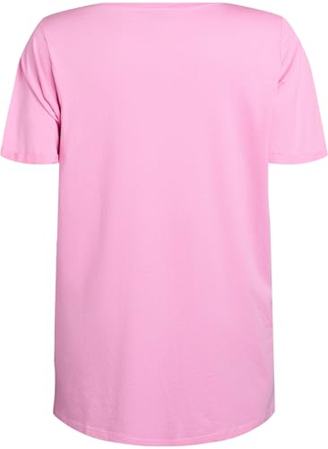 Zizzi T-Shirt Oversize Baumwolle Print Große Größen