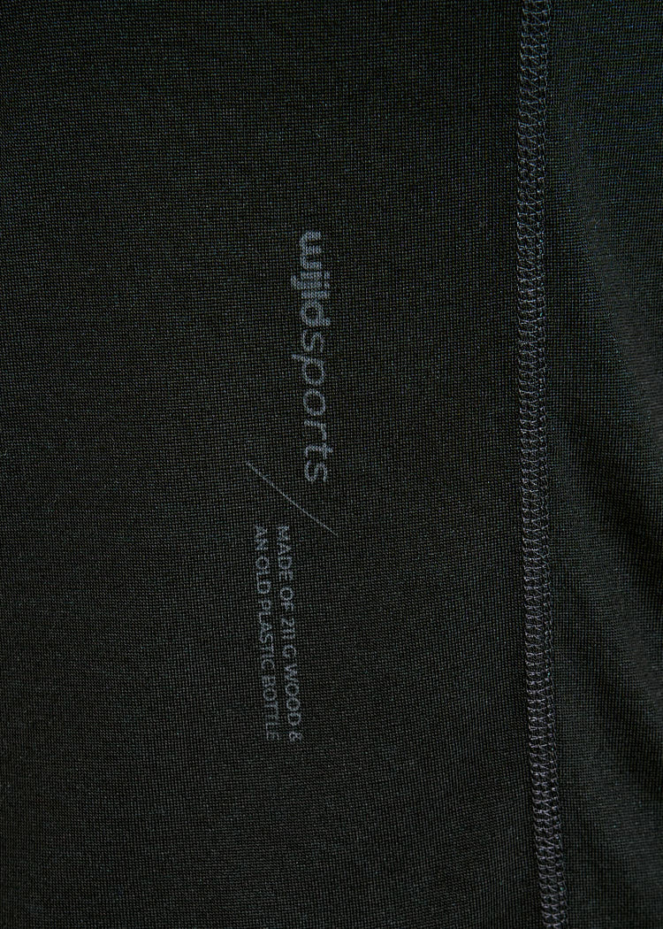 Wijld SportShirt Max Black Gray T-Shirt Herren Atmungsaktiv