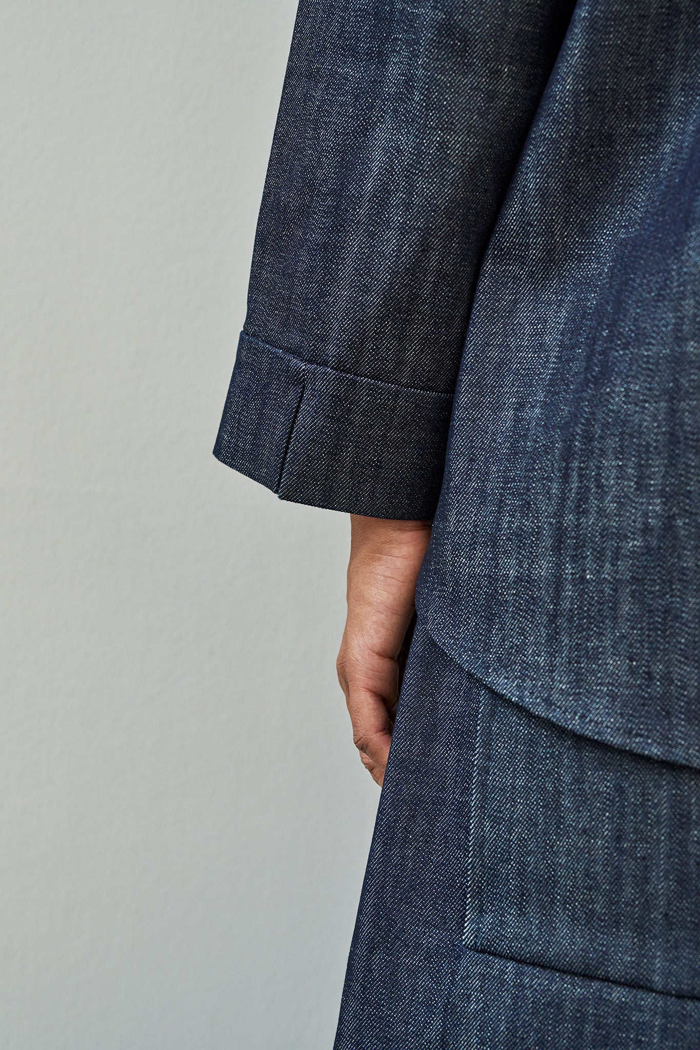 Christiane Strobel CARA Denim Overshirt Bio-Baumwolle Oversized