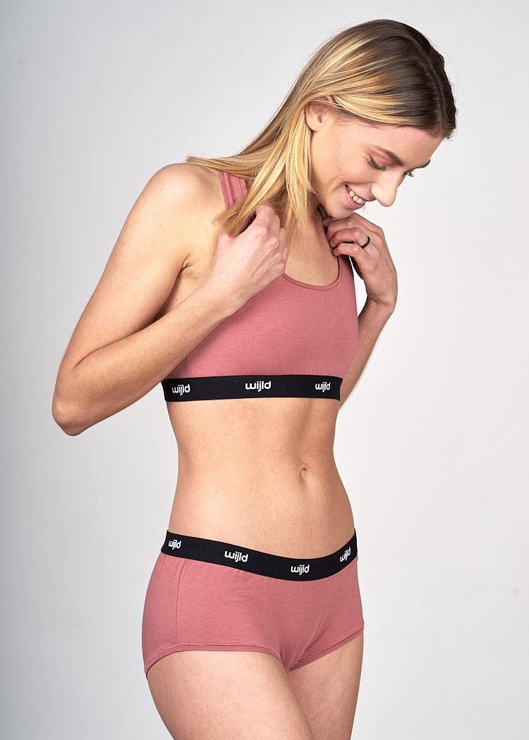 Wijld Hipster Rosewood Damen Slip Lyocell Elasthan