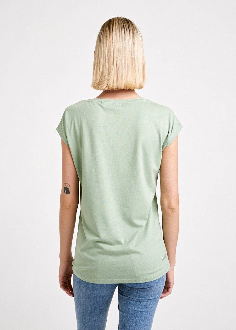 Wijld Woodshirt Elena Damen Shirt Wild Surf Print Slim