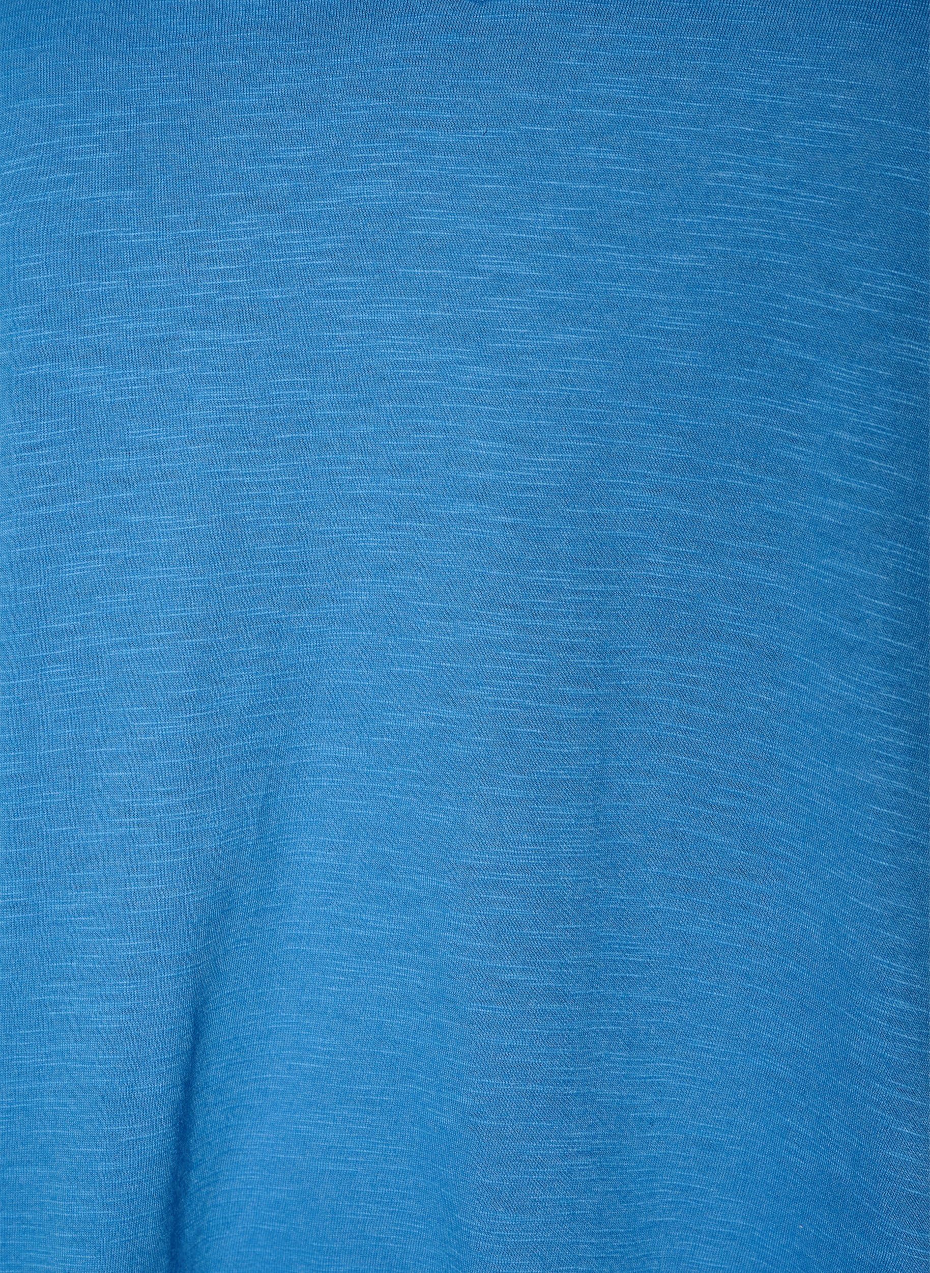 Zizzi Basic T-Shirt Baumwolle V-Ausschnitt Damen