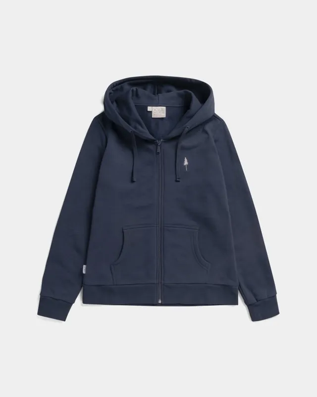 NIKIN TreeHoodie Kapuzenjacke Damen Dark Navy Bio-Baumwolle