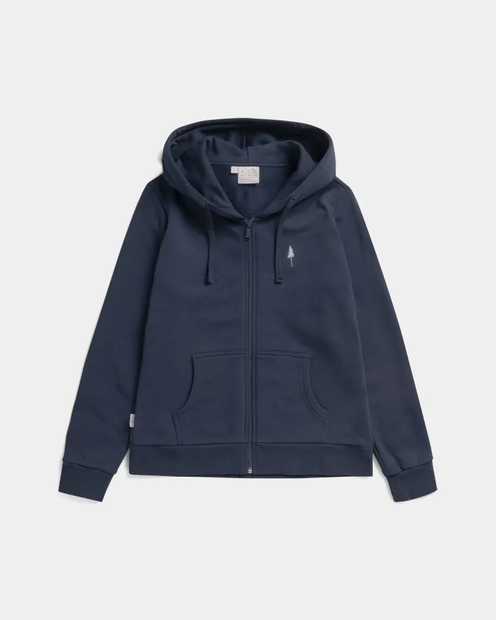 NIKIN TreeHoodie Kapuzenjacke Damen Dark Navy Bio-Baumwolle