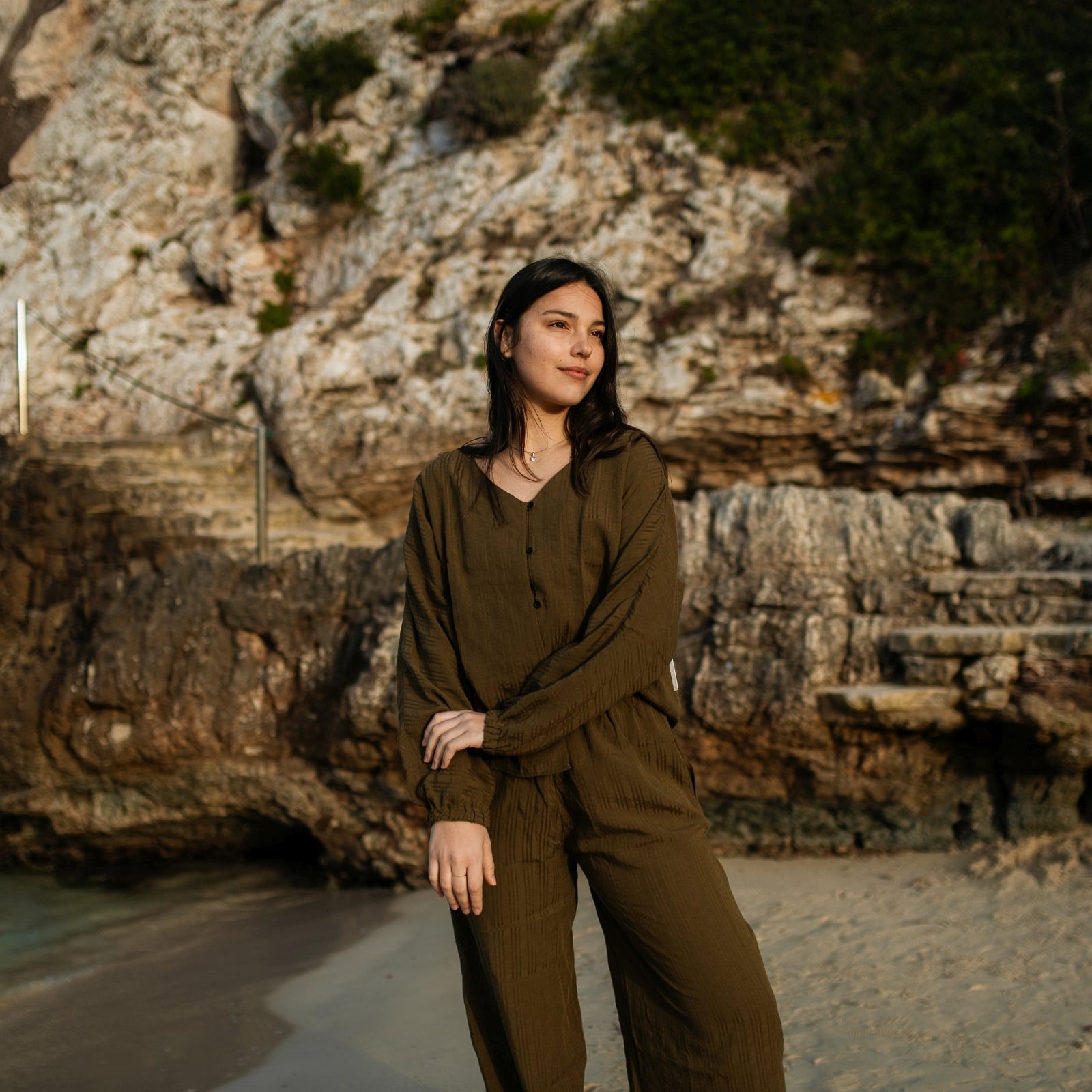 NORDLICHT Blusen Hanna Bluse Tencel Streifen