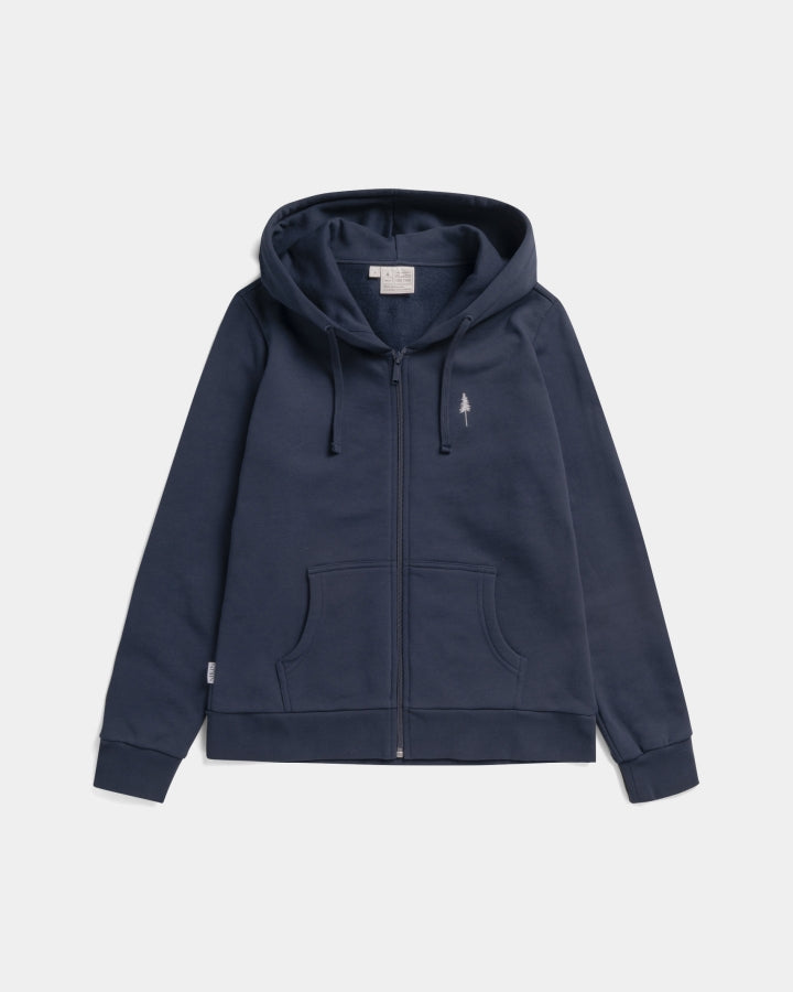 NIKIN TreeHoodie Kapuzenjacke Damen Dark Navy Bio-Baumwolle