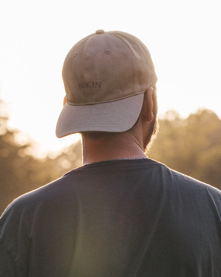 NIKIN TreeCap Dad Cap Light Taupe Bio-Baumwolle
