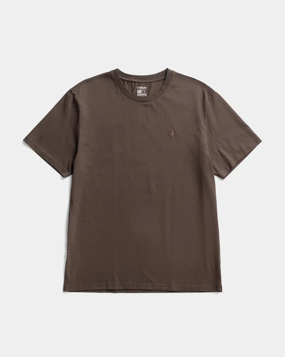NIKIN TreeShirt Earthy Brown T-Shirt Bio-Baumwolle Braun