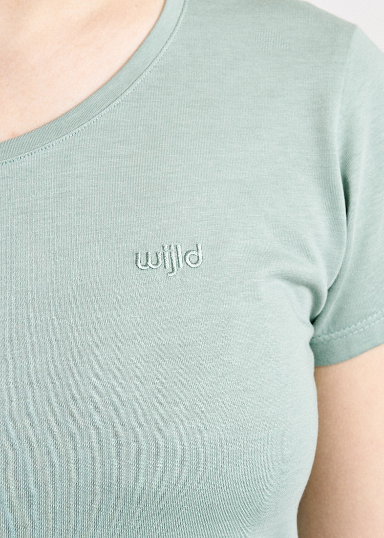 Wijld Sarah WoodShirt Damen Green Bay Lyocell