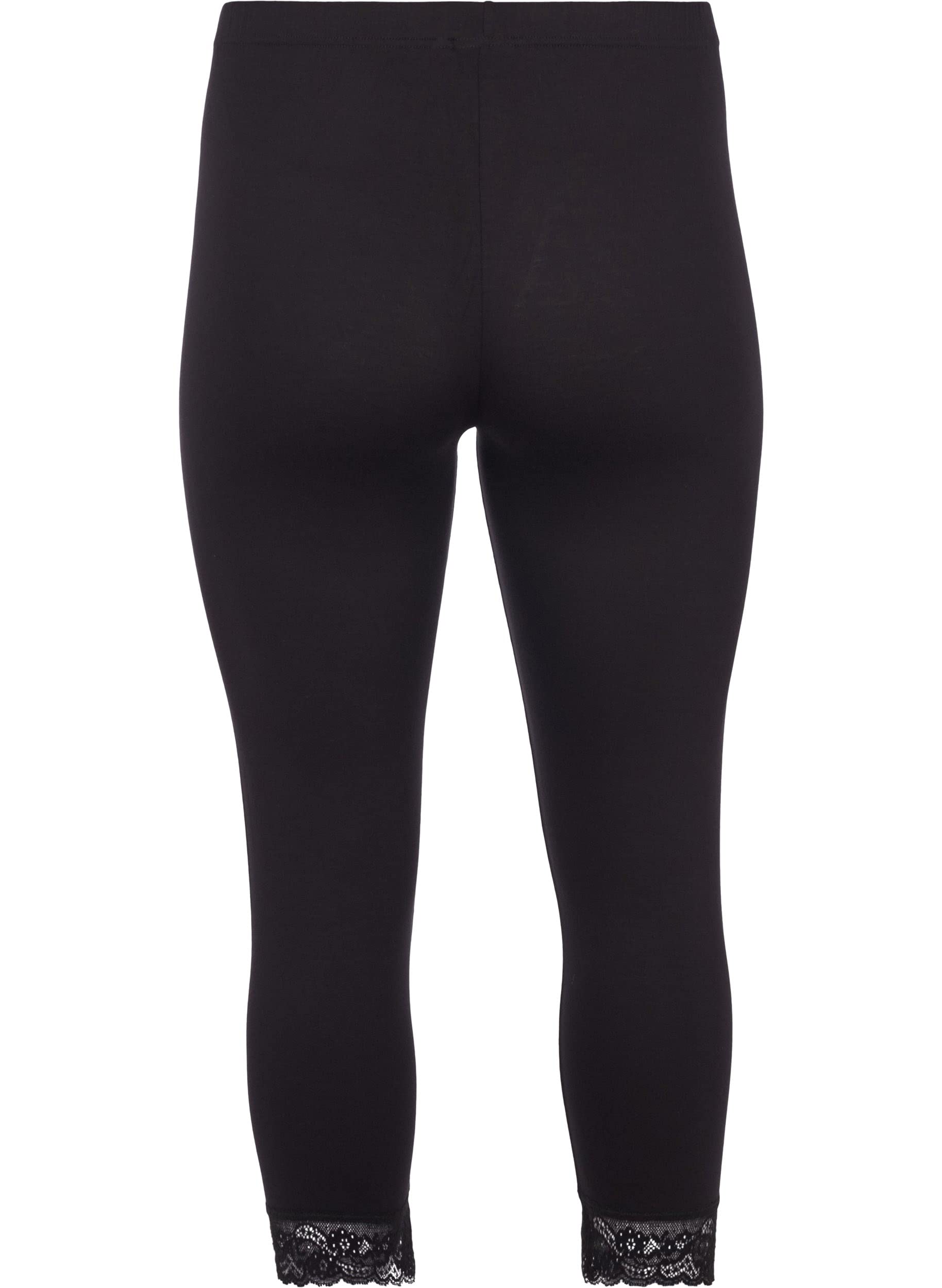ZIZZI 3/4 Leggings Spitze Viskose Gr 50-52 Große Größen