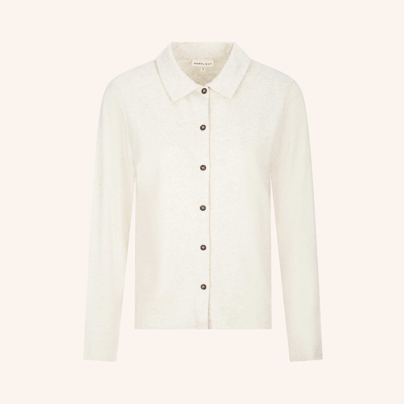 NORDLICHT Sara Jersey-Bluse Leinen-Bio-Baumwolle