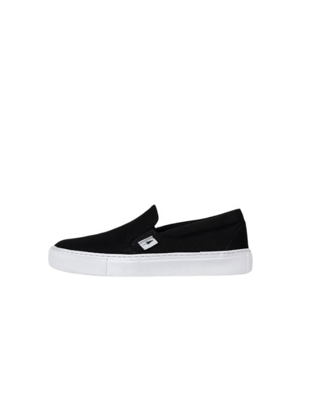 NIKIN TreeShoe SlipOn Women Sneaker Schwarz Bio-Baumwolle
