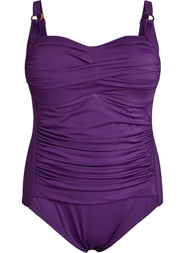 Zizzi Swim Badeanzug Große Größen Gesteppt mit Körbchen