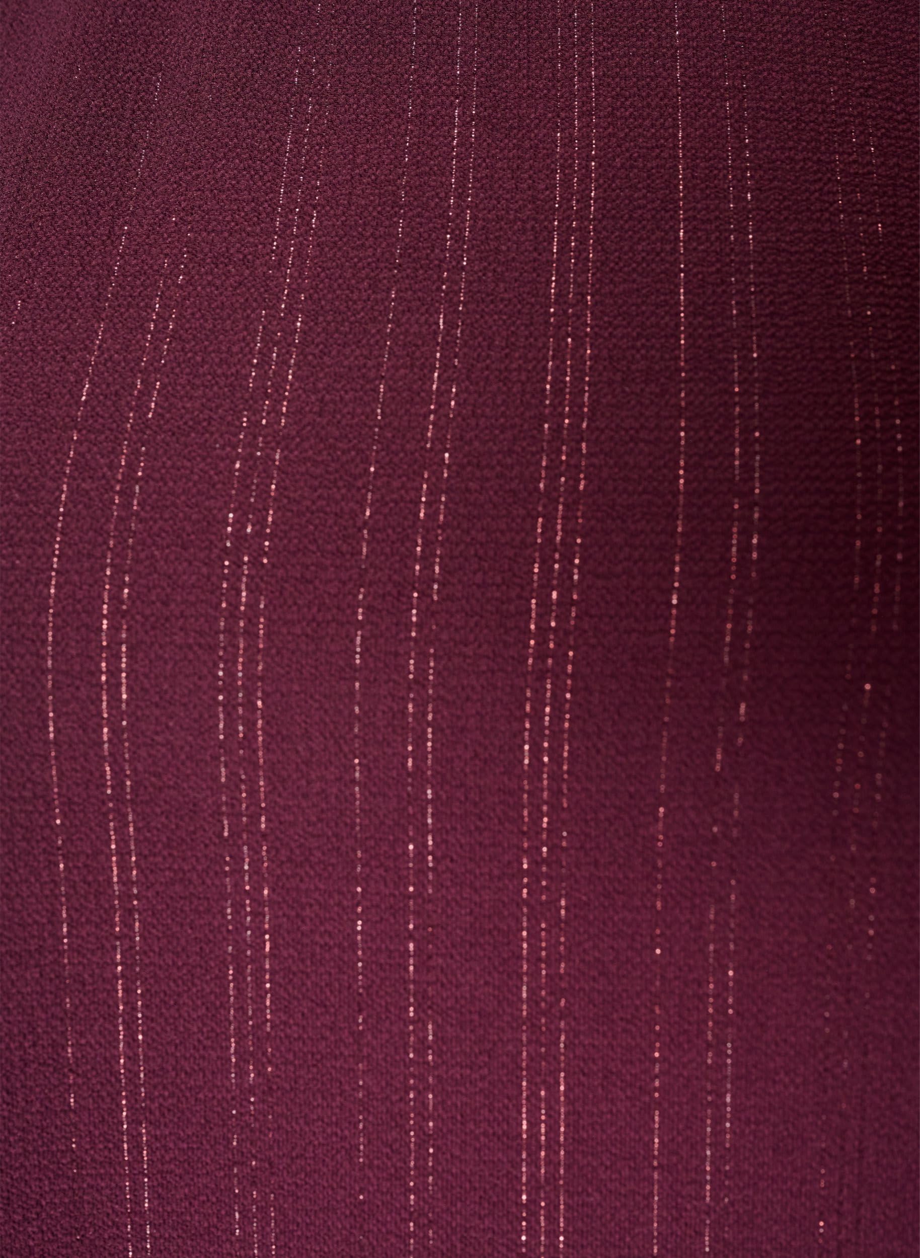 Zizzi Bluse Glitzer Langarm Rundhals Große Größen