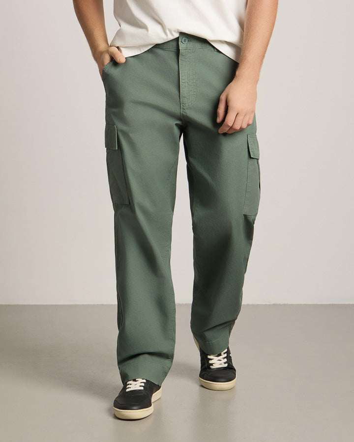 NIKIN TreePants Cargo ReCotton Herren Cargo Hose Sage recycelte Baumwolle