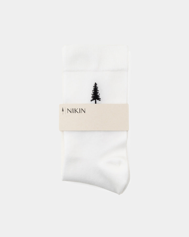 NIKIN TreeSocks Standard Socken Snow White-Chalk 2er weiß