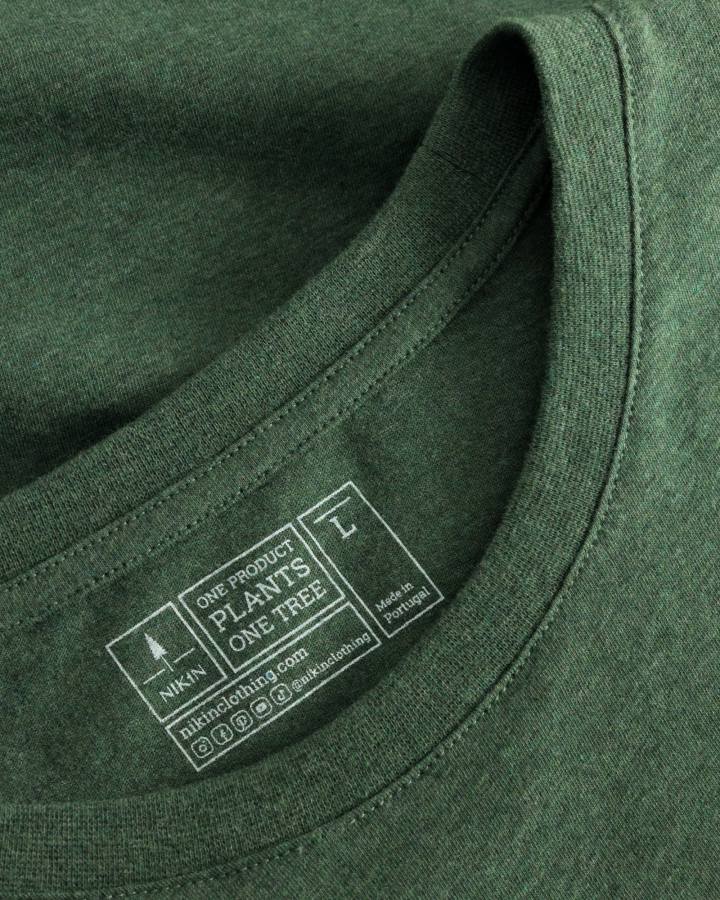 NIKIN TreeShirt Olive Mel T-Shirt Bio-Baumwolle