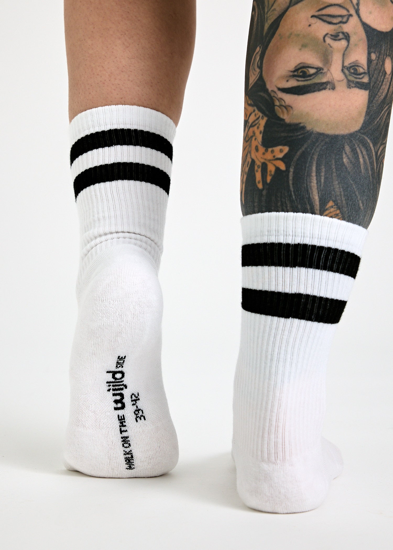 Wijld Woodsocks Tennissocken White Black Lyocell