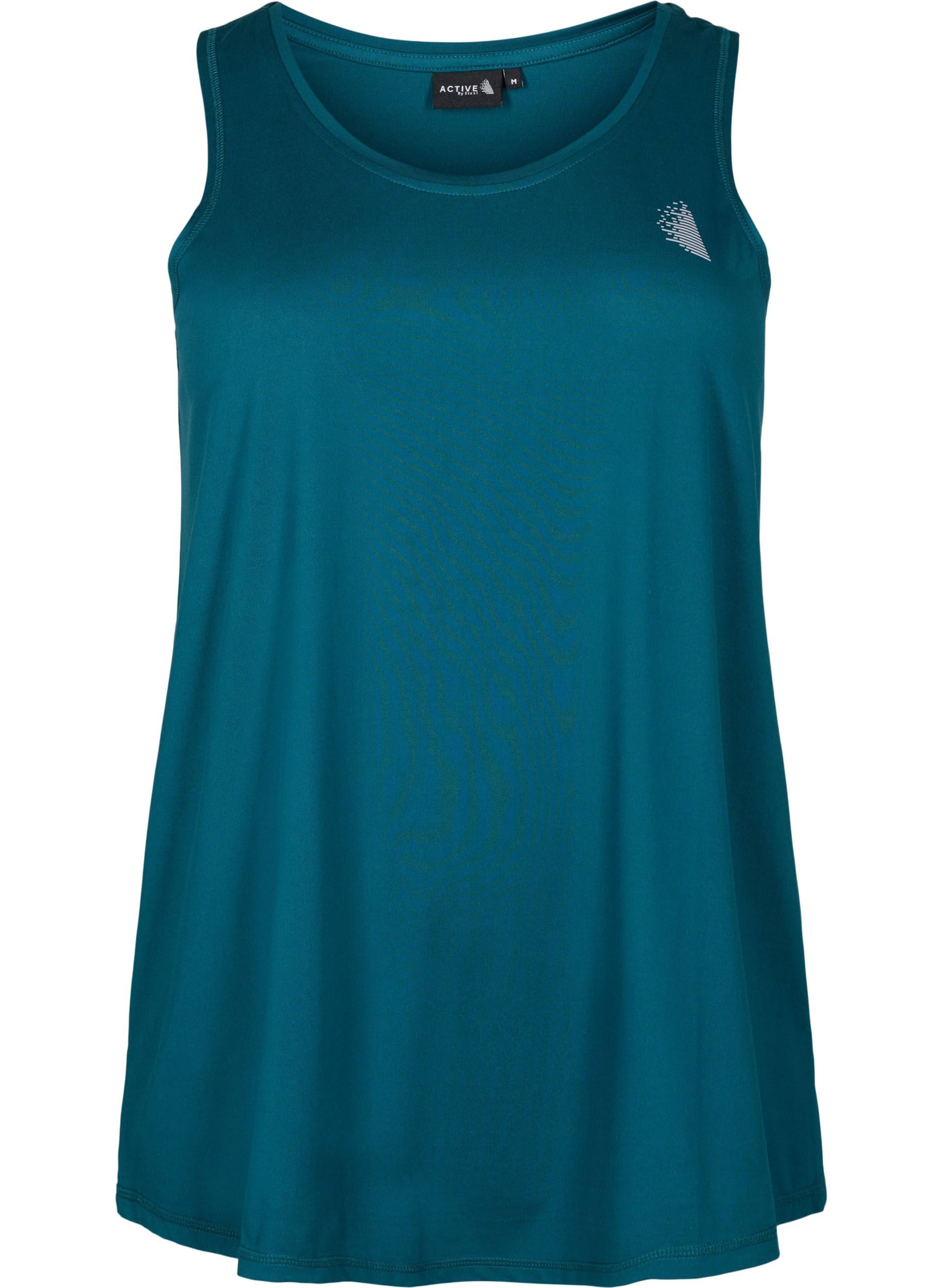 Zizzi Active Trainingsoberteil Damen Rundhals Stretch