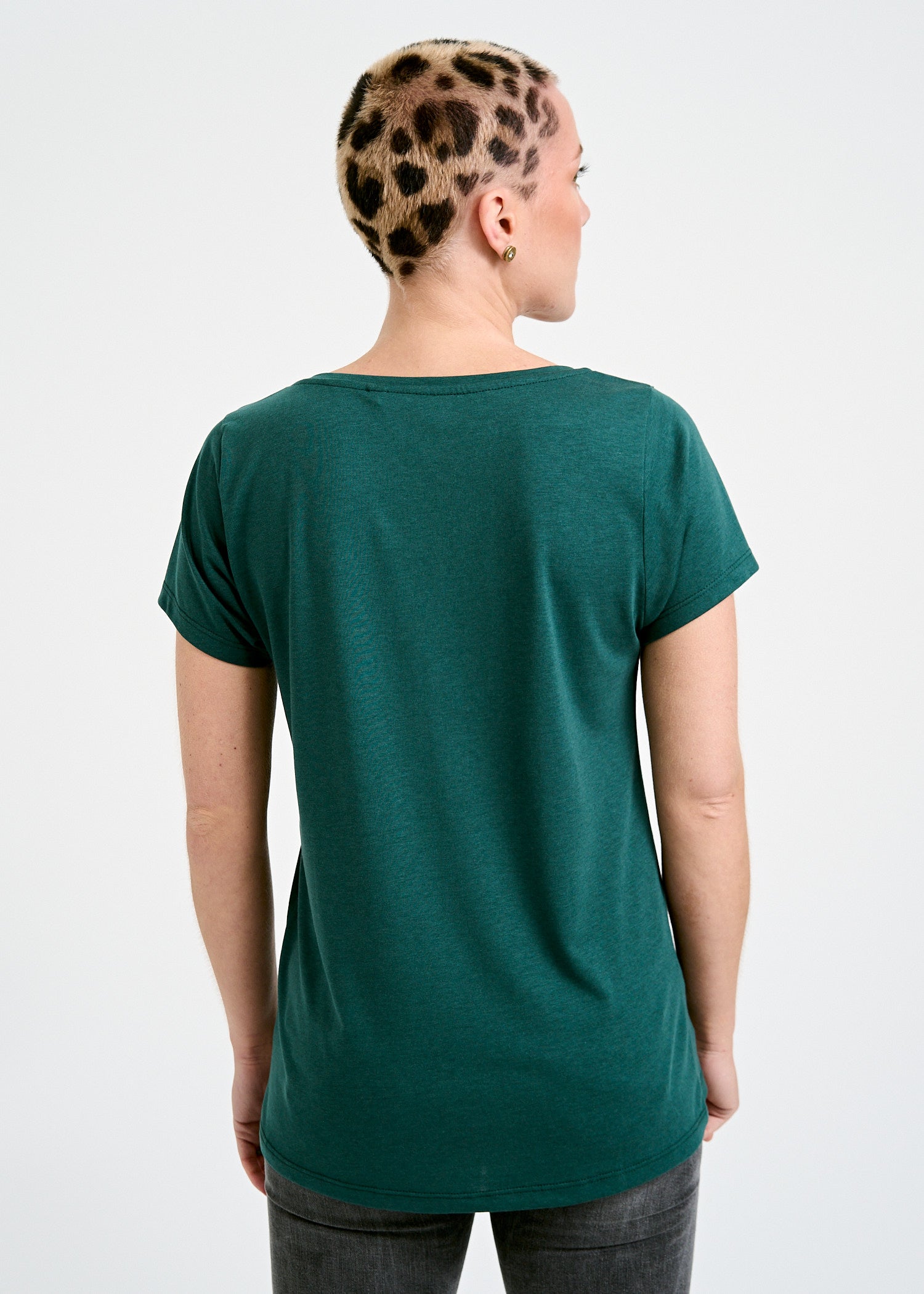 Wijld Lena Woodshirt Damen Sea Moss T-Shirt Lyocell