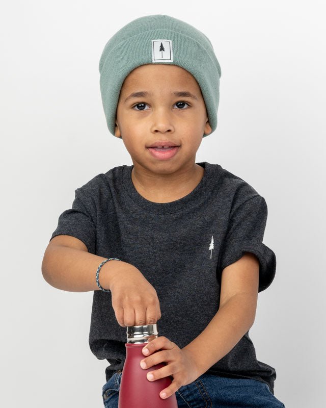 NIKIN Treeanie Classic Kids Mütze Turquoise warme Strickmütze