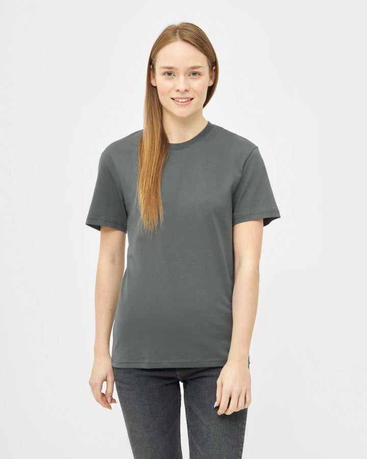 NIKIN TreeShirt Plain T-Shirt Ash Green Bio-Baumwolle