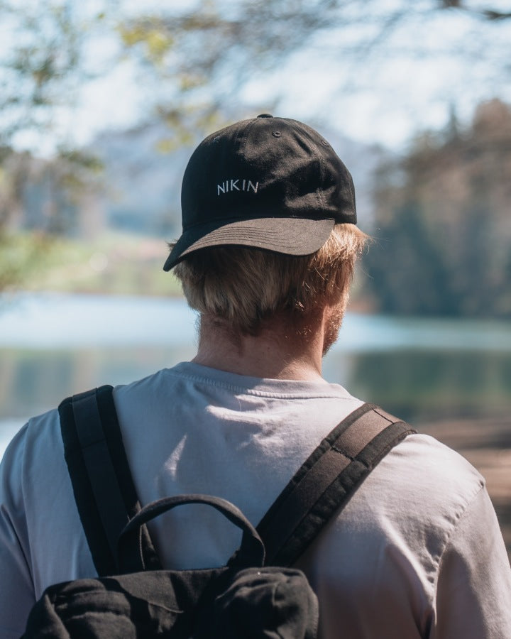 NIKIN TreeCap Dad Cap Black Bio-Baumwolle