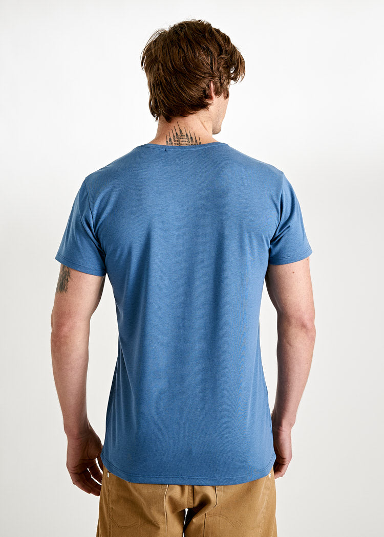 Wijld Alex Woodshirt Herren Bijou Blue Lyocell