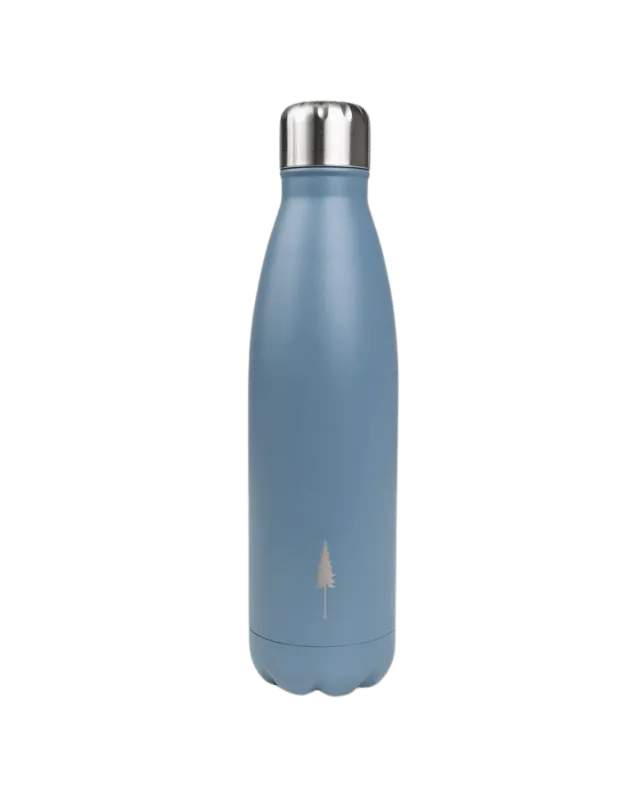 NIKIN TreeBottle Trinkflasche Hellblau 500ml Edelstahl Thermo