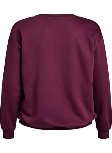 Zizzi Activewear Text Sweatshirt Directoire Blue Große Größen
