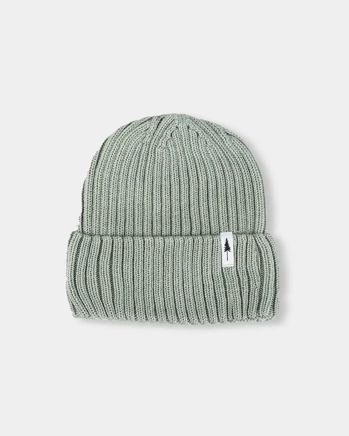 NIKIN Treeanie Ribbed Babymütze Cool Matcha 0-12M
