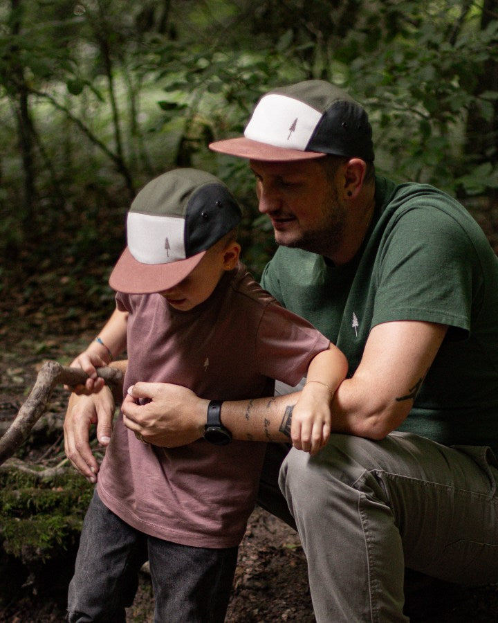 NIKIN TreeCap 5 Panel Colorblock Cap Multicolor Bio-Baumwolle