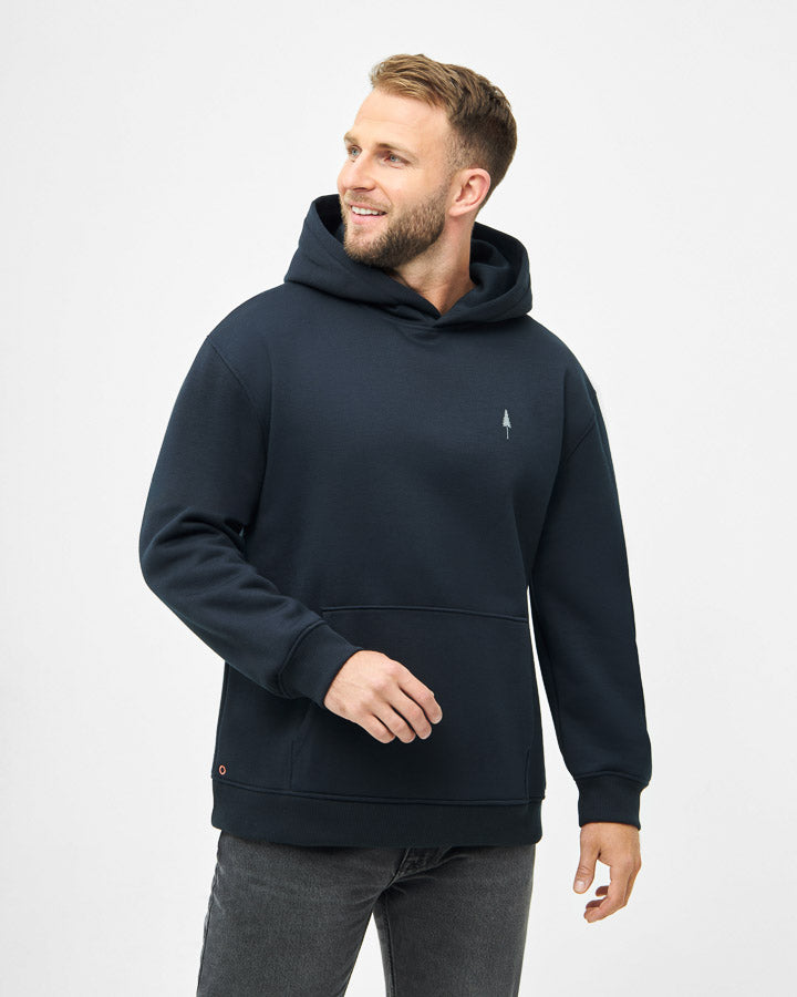 NIKIN TreeHoodie Circular Hoodie Dark Navy recycelbar