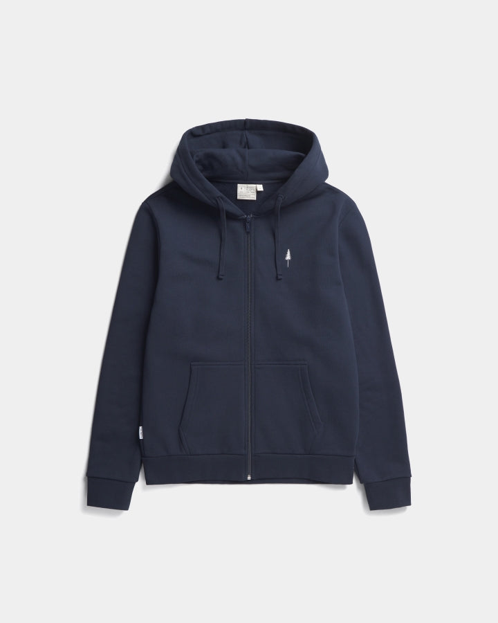 NIKIN TreeHoodie Jacket Kapuzenjacke Dark Navy Bio
