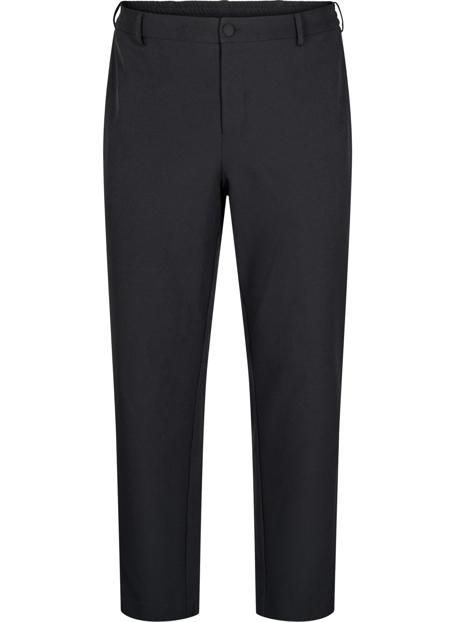 Zizzi Hose gerades Bein Taschen hohe Taille 42-60