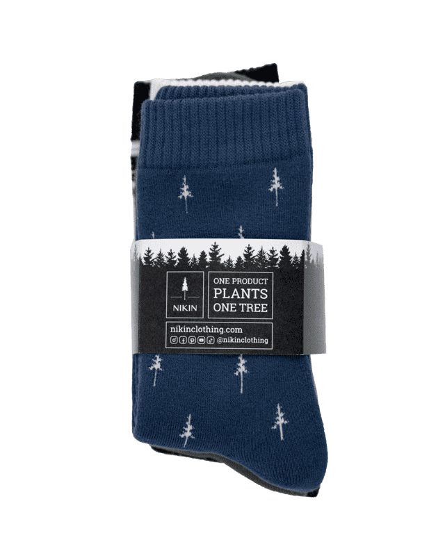 NIKIN TreeSocks Socken Multicolor 3er Bundle Bambus