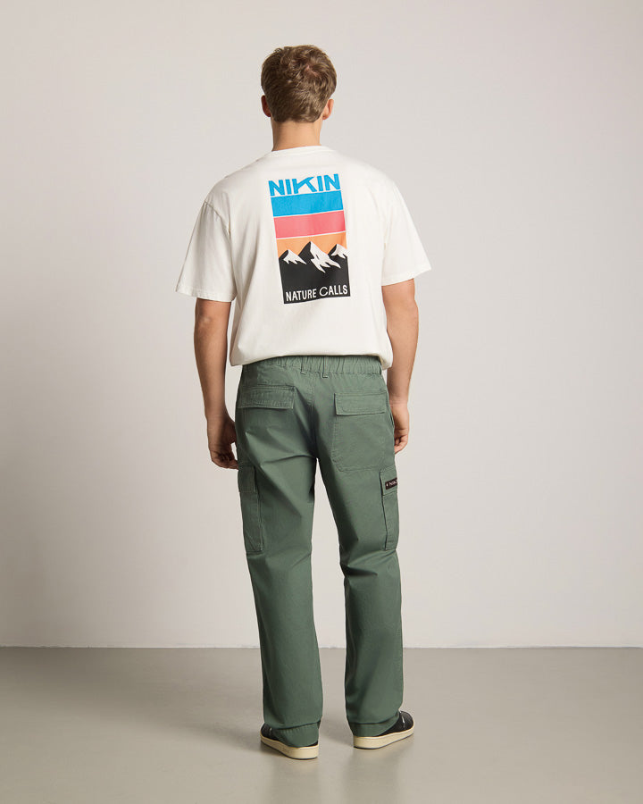NIKIN TreePants Cargo ReCotton Herren Cargo Hose Sage recycelte Baumwolle