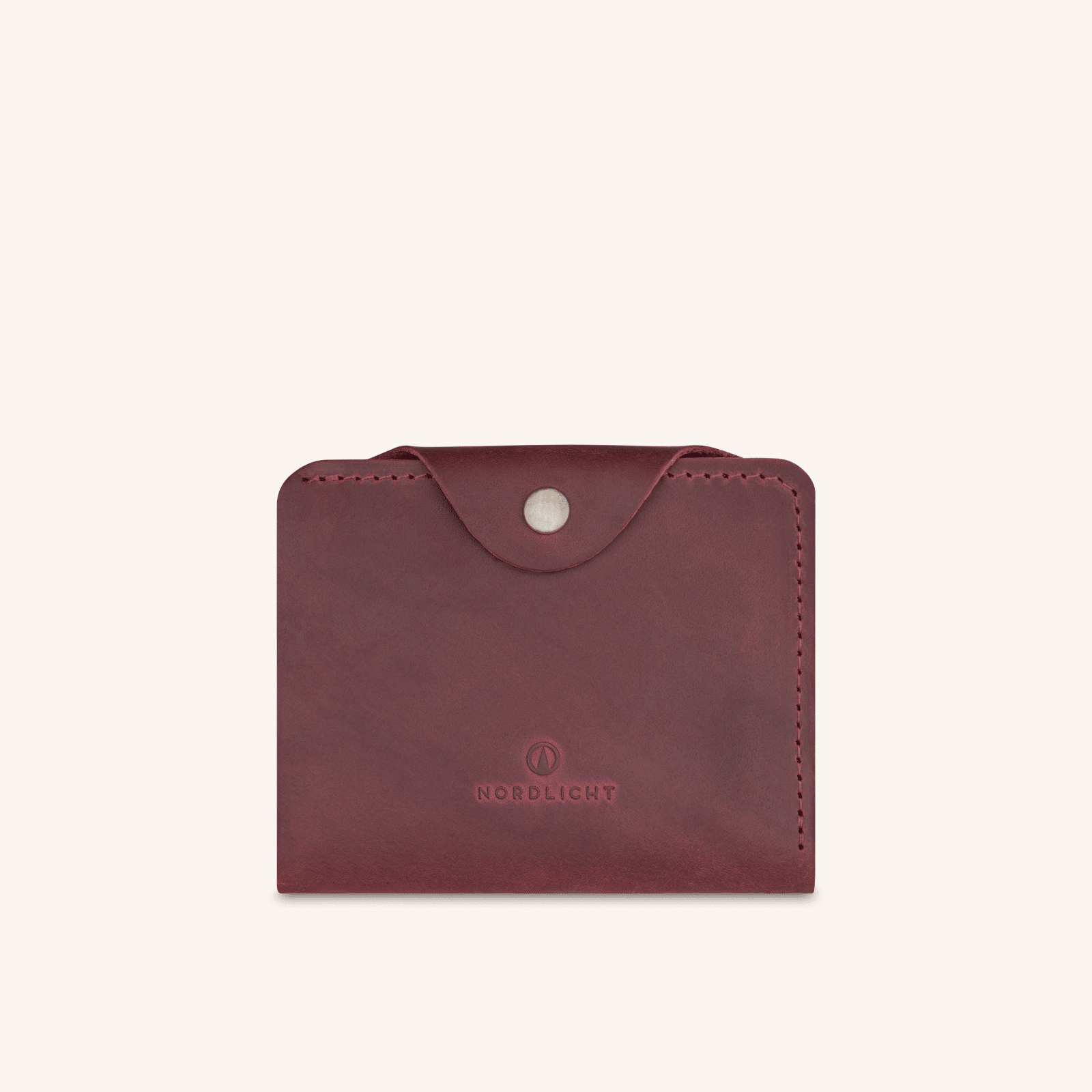 NORDLICHT Jenne XS Geldbeutel Bordeaux Rot Leder