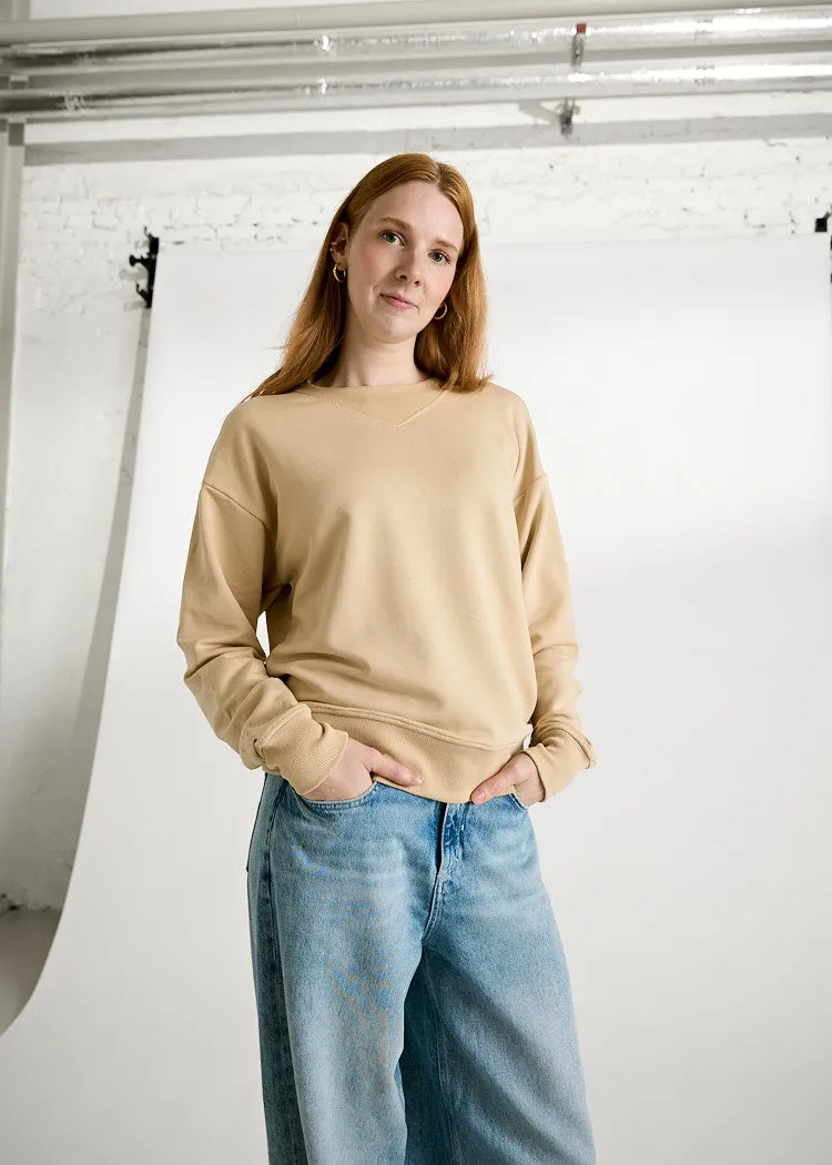 Wijld Sweater Laura Damen Pullover Pebble Lyocell Bio
