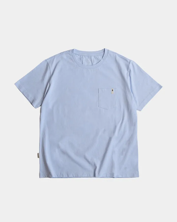 NIKIN TreeShirt Pocket Mono Relaxed T-Shirt Arctic Sky Damen