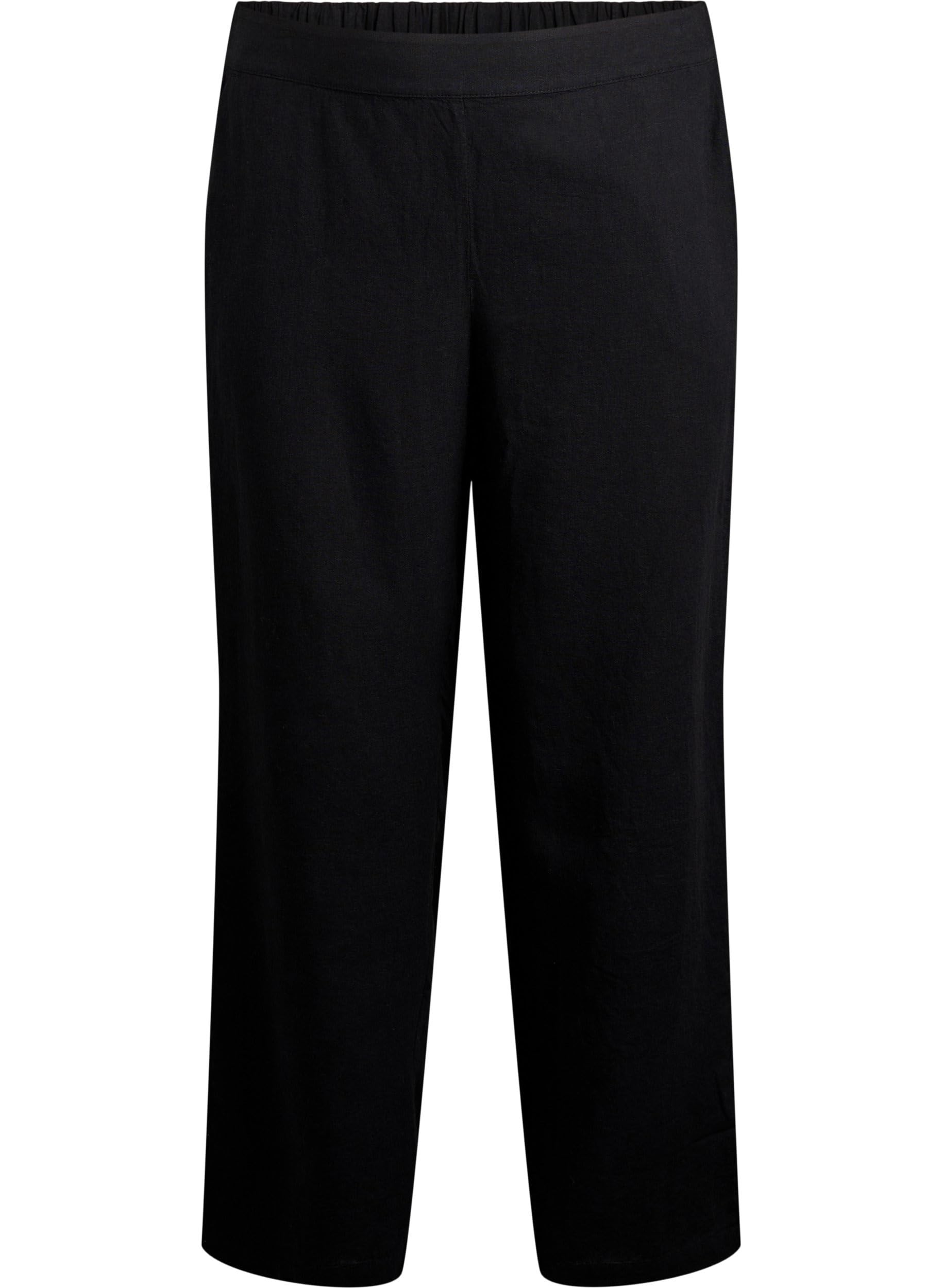 Zizzi Trousers Leinenhose Große Größen 42-60 Taschen