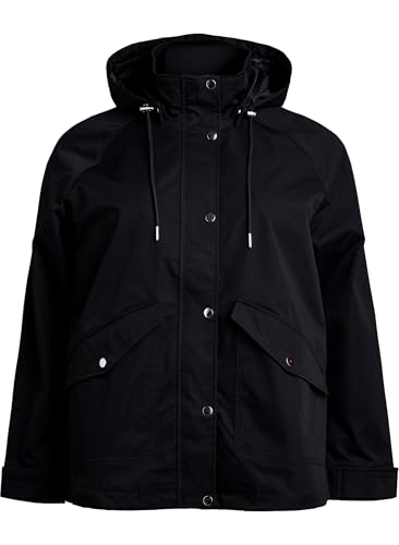 Zizzi Jackets Frühlingsparka Reißverschluss Kapuze Gr. 42-60