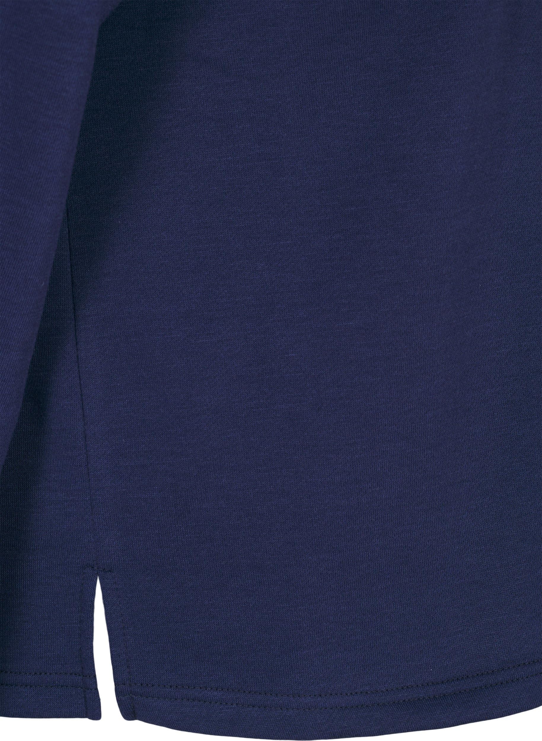 Zizzi Sweats Sweatshirt Perlen Rundhals große Größen