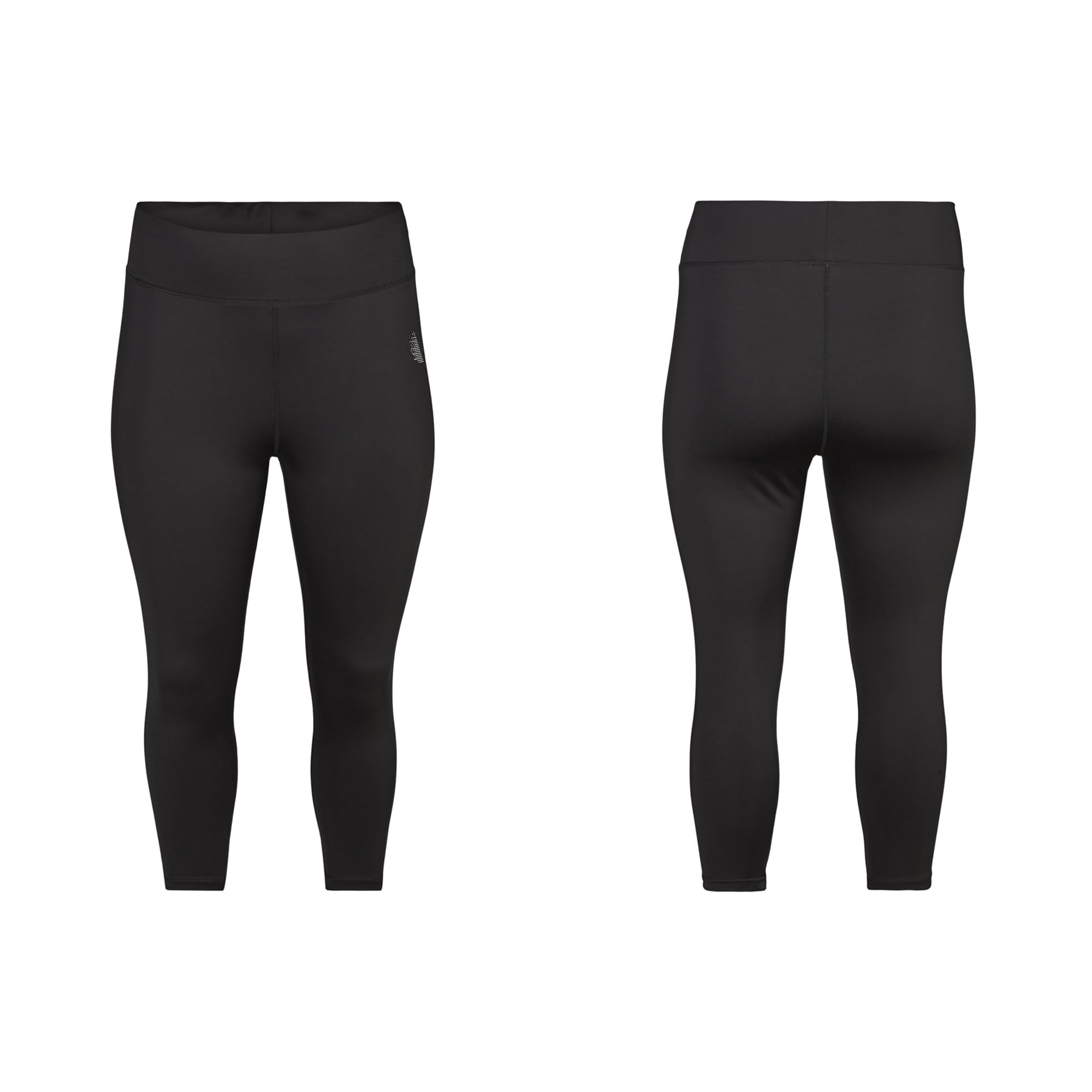 Zizzi Activewear Capri Sport-Leggings 3/4 Schwarz 50-52