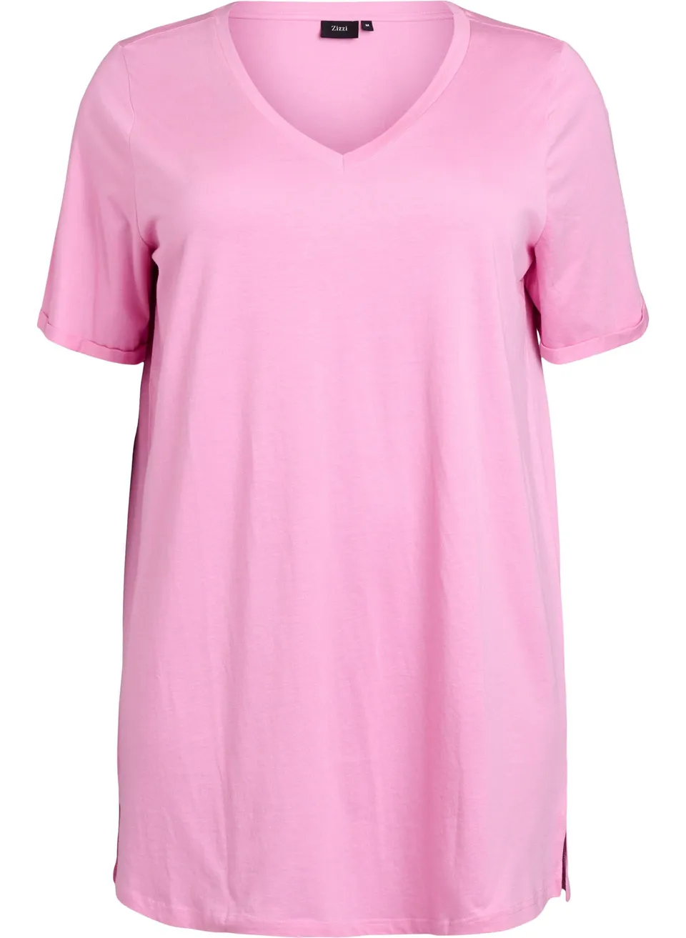 Zizzi T-Shirt Oversize Baumwolle Print Große Größen
