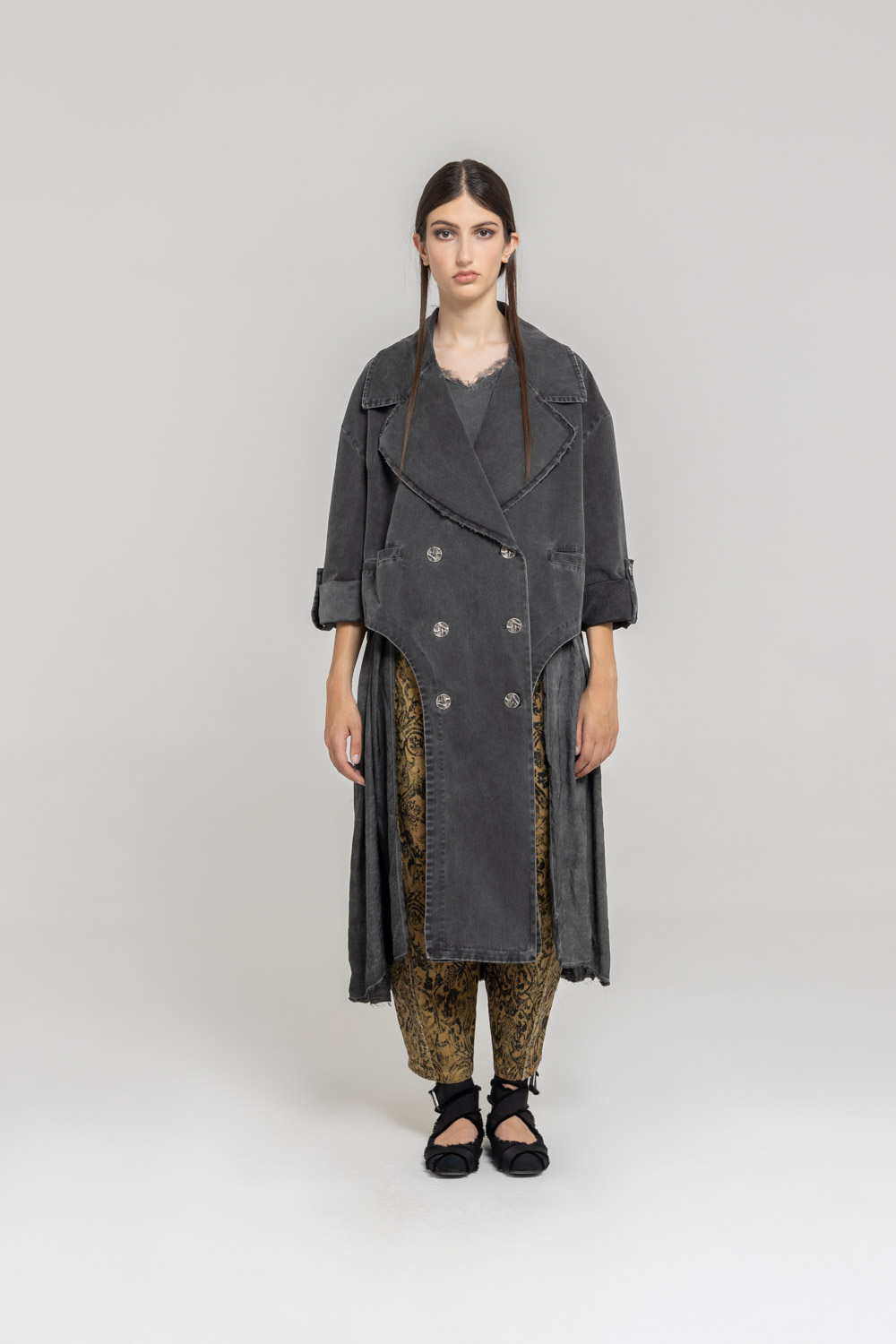 Sanctamuerte Capispalla Giacca Over Jacke Oversize